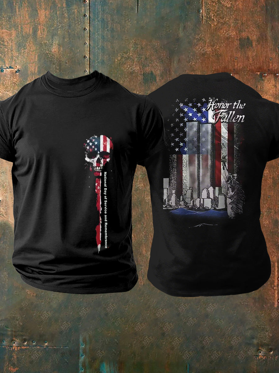 Men's Patriot Day Never Forget 9-11 T-Shirt