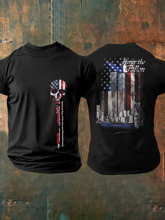 Men's Patriot Day Never Forget 9-11 T-Shirt
