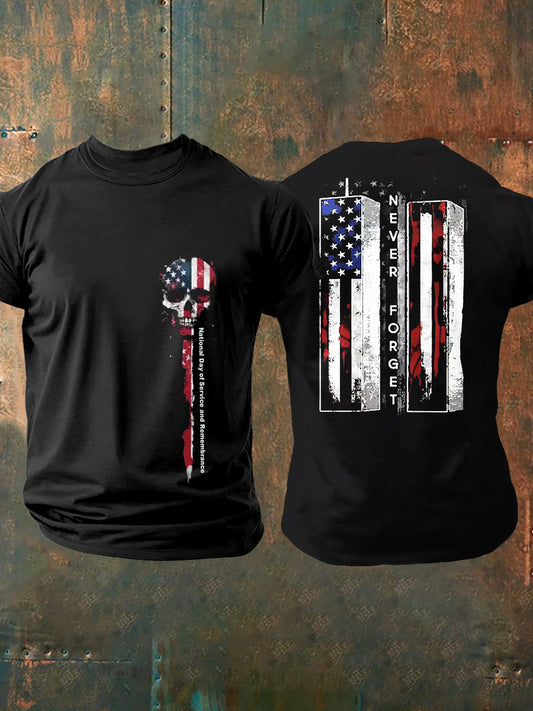 Men's Patriot Day Never Forget 9-11 T-Shirt