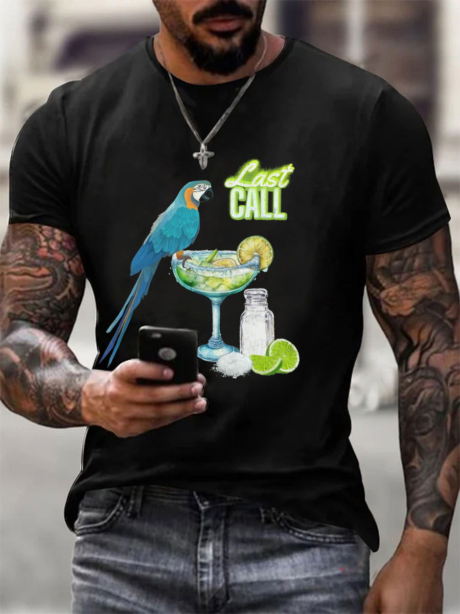 Men's Jimmy Buffett Day Printed Casual T-shirt