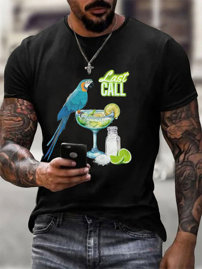 Men's Jimmy Buffett Day Printed Casual T-shirt