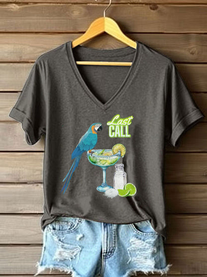 Women's Jimmy Buffett Day Printed Casual T-shirt