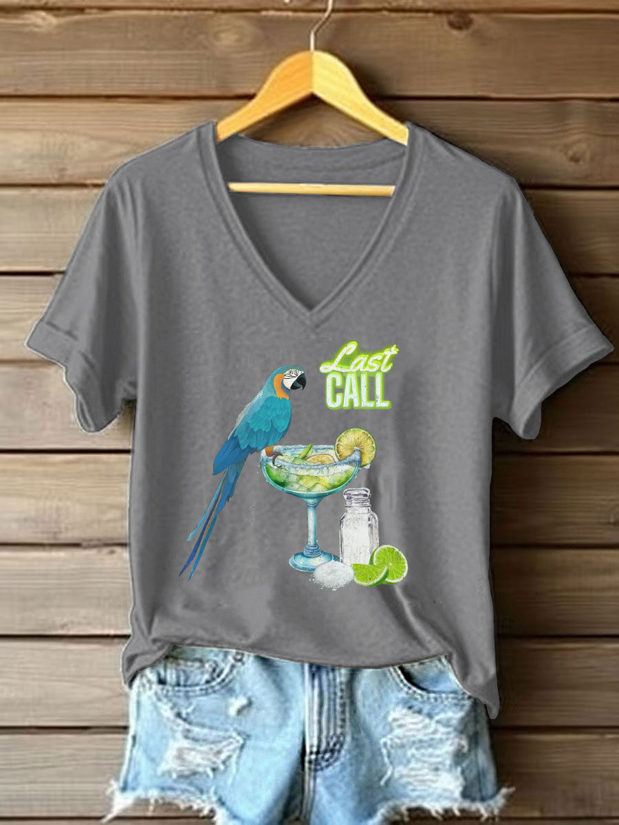 Women's Jimmy Buffett Day Printed Casual T-shirt