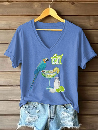 Women's Jimmy Buffett Day Printed Casual T-shirt