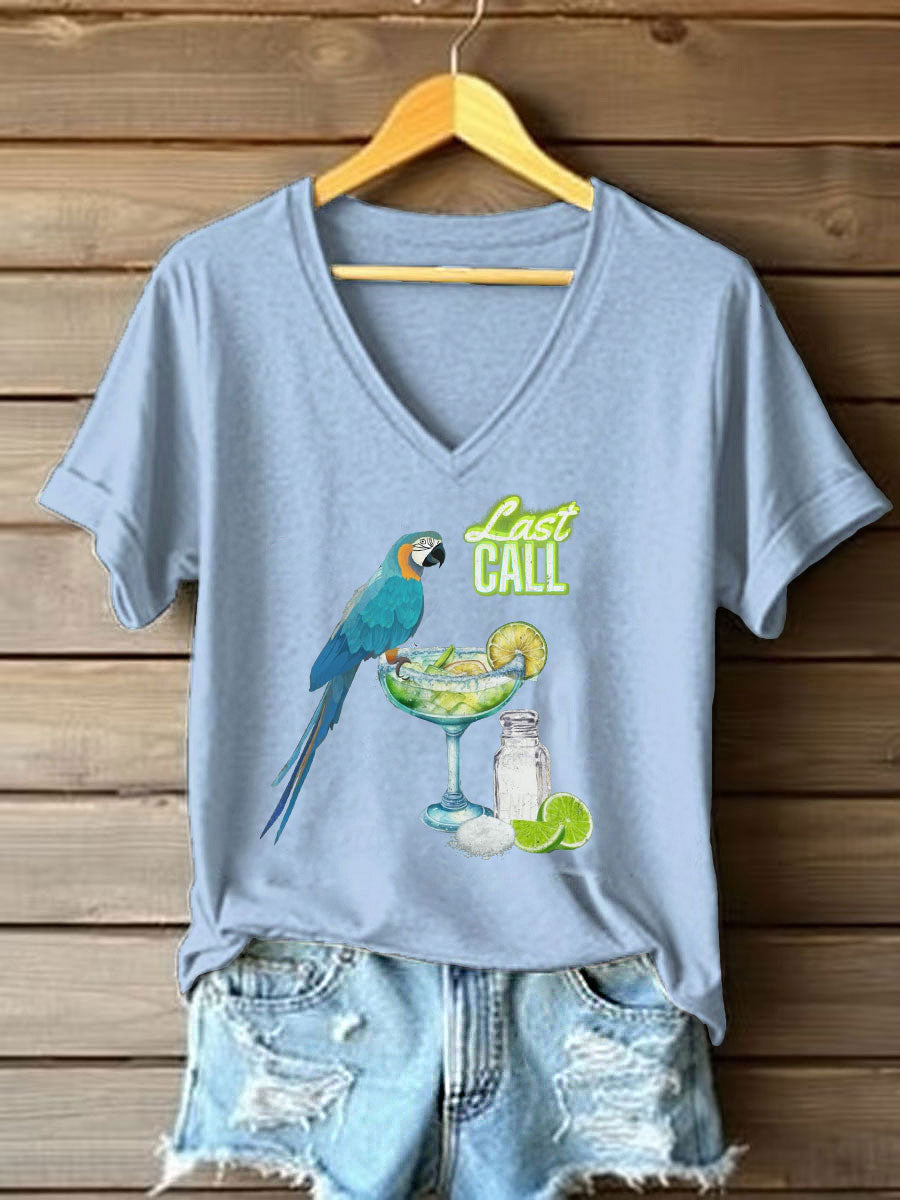 Women's Jimmy Buffett Day Printed Casual T-shirt