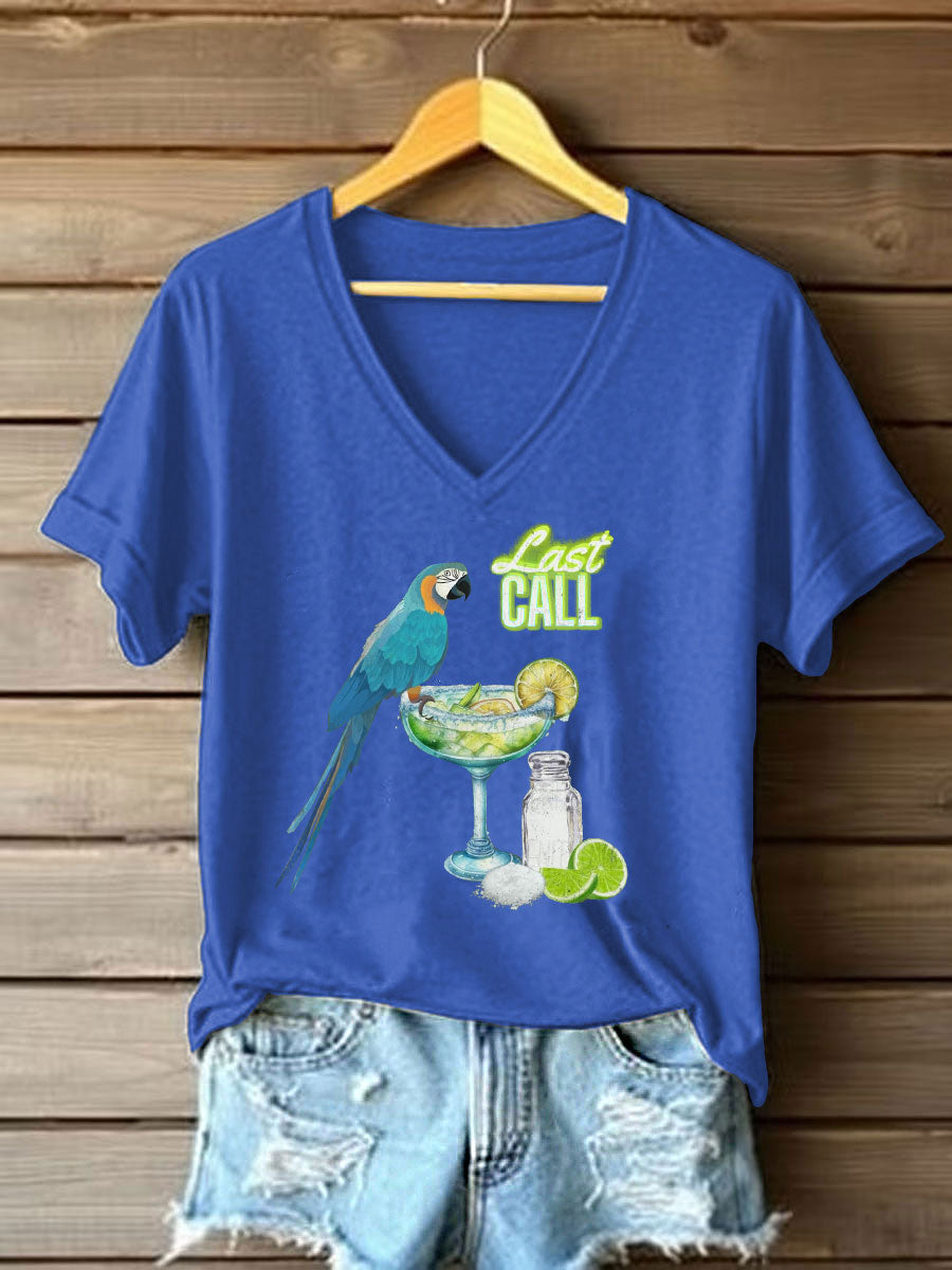 Women's Jimmy Buffett Day Printed Casual T-shirt