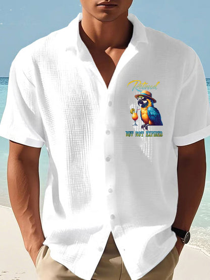 Men's Jimmy Buffett Day Printed Short Shirt