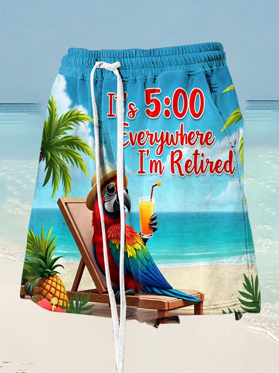 Men's Jimmy Buffett Day Printed Shorts