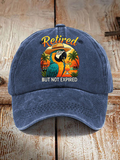 Unisex It's 5 O'clock Everywhere Parrot Print Hat