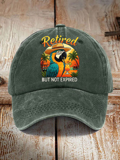 Unisex It's 5 O'clock Everywhere Parrot Print Hat