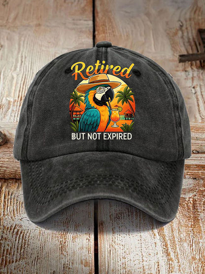 Unisex It's 5 O'clock Everywhere Parrot Print Hat