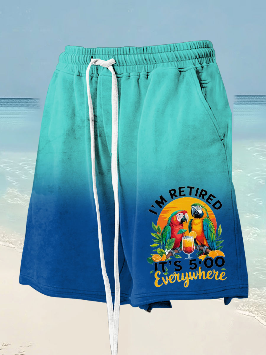 Men's Jimmy Buffett Day Printed Shorts
