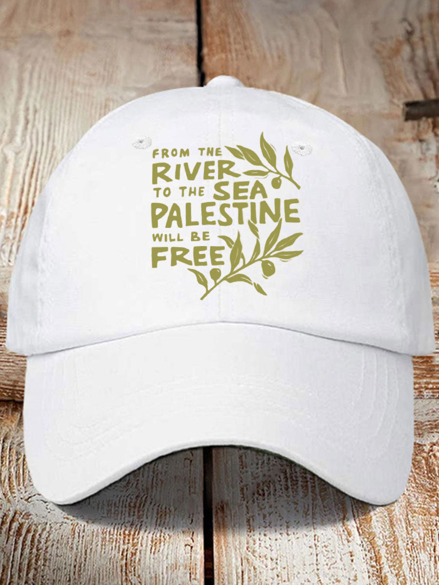 Unisex Free Peace Printed Hat