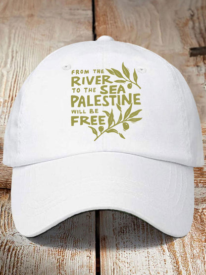 Unisex Free Peace Printed Hat