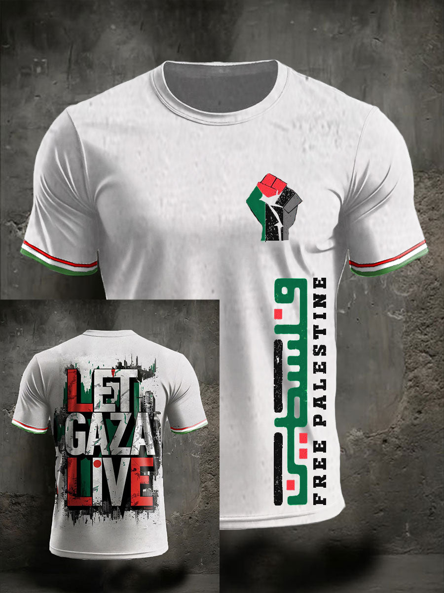 Men's Gaza short sleeves t-shirt