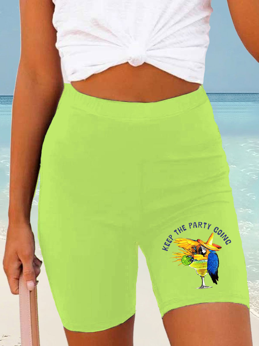 Women's Jimmy Buffett Day Printed Shorts