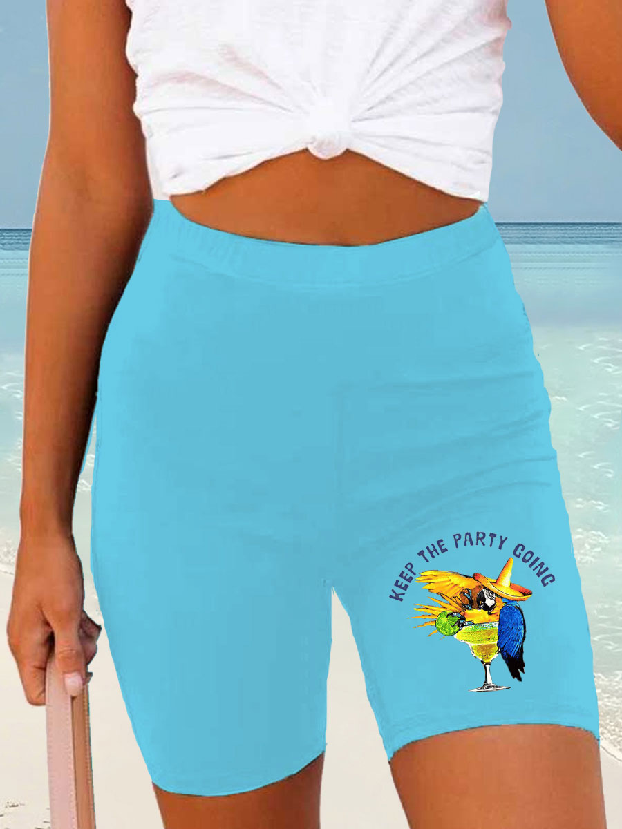 Women's Jimmy Buffett Day Printed Shorts