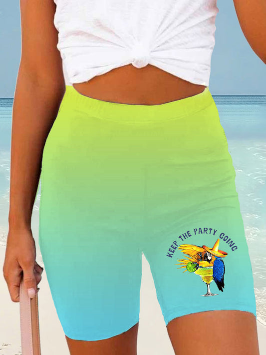 Women's Jimmy Buffett Day Printed Shorts