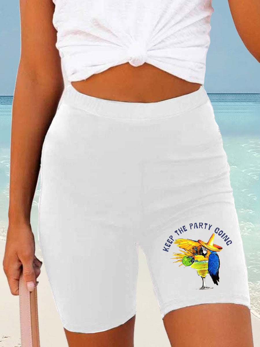 Women's Jimmy Buffett Day Printed Shorts