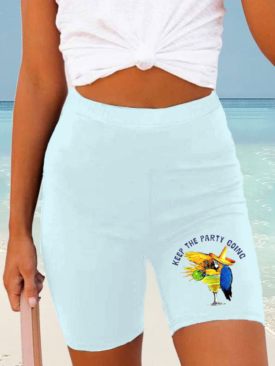 Women's Jimmy Buffett Day Printed Shorts