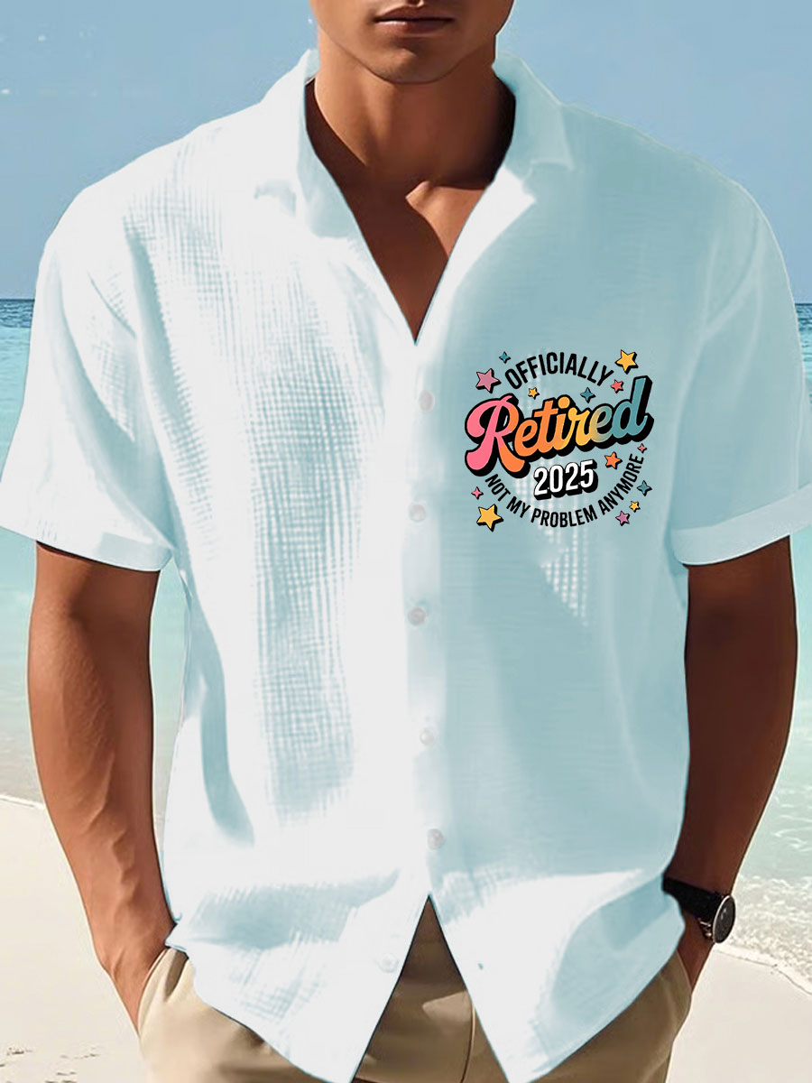 Men's Jimmy Buffett Day Waffle Shirt