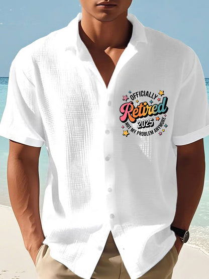 Men's Jimmy Buffett Day Waffle Shirt