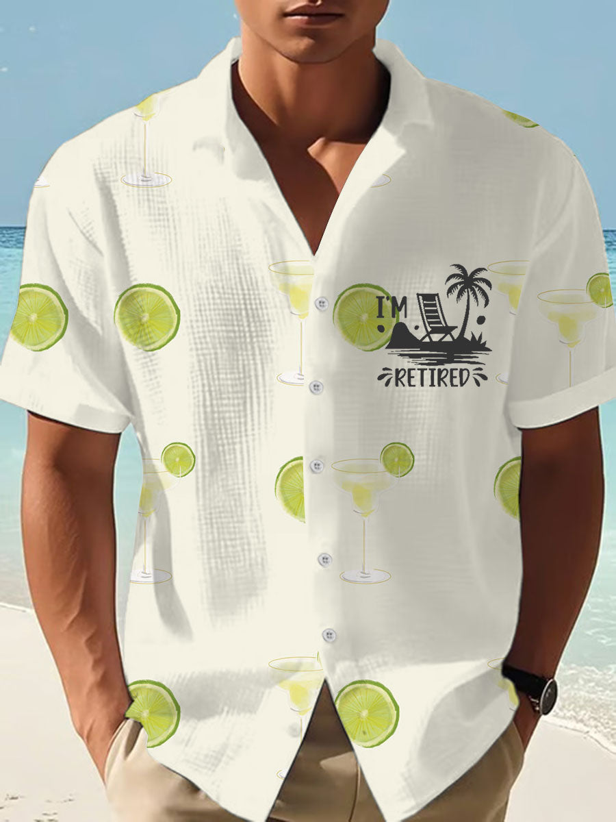 Men's Jimmy Buffett Day Waffle Shirt
