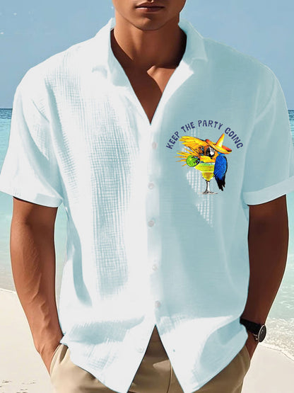 Men's Jimmy Buffett Day Waffle Shirt