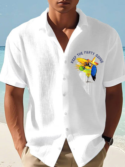 Men's Jimmy Buffett Day Waffle Shirt