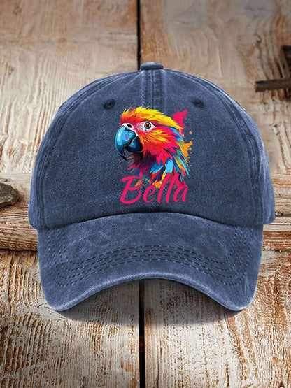 Unisex Jimmy Buffett Day Parrot Print Hat