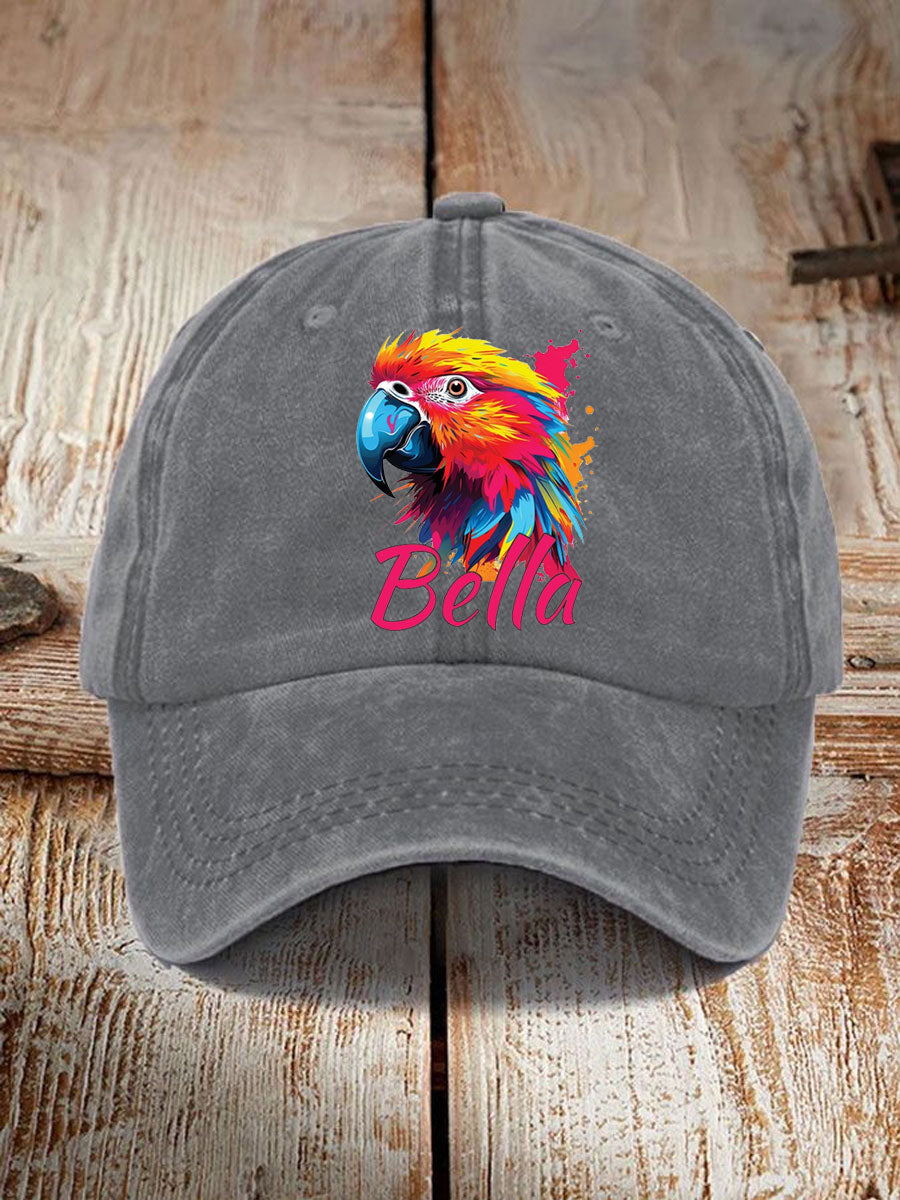Unisex Jimmy Buffett Day Parrot Print Hat