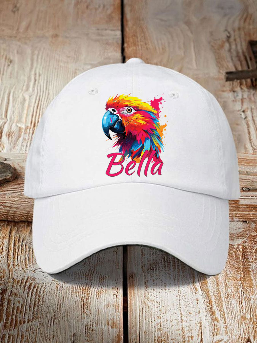 Unisex Jimmy Buffett Day Parrot Print Hat