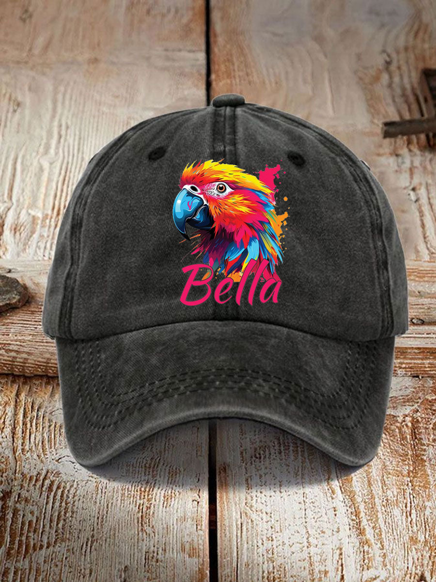 Unisex Jimmy Buffett Day Parrot Print Hat