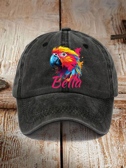 Unisex Jimmy Buffett Day Parrot Print Hat
