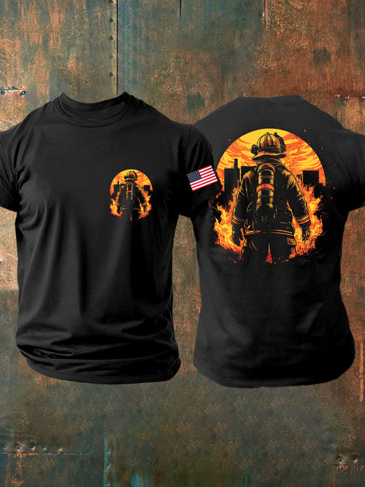 Men's 9/11 Never Forget 343 Search and Rescue Shirt