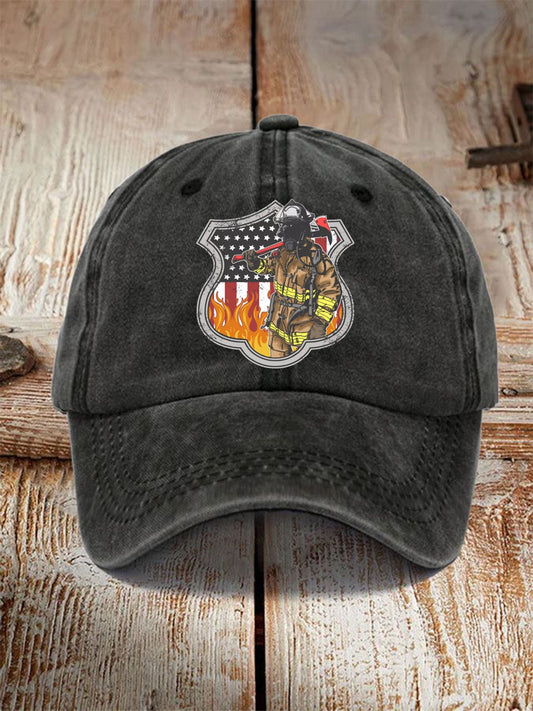 Unisex 9/11 Never Forget 343 Search and Rescue Print Hat