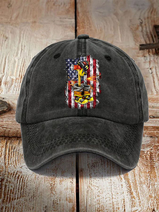 Unisex 9/11 Never Forget 343 Search and Rescue Print Hat