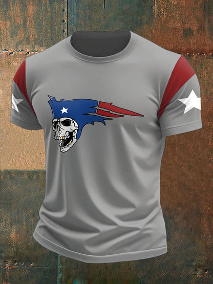 Men's Football Fans Lovers Gameday Printed T-shirt