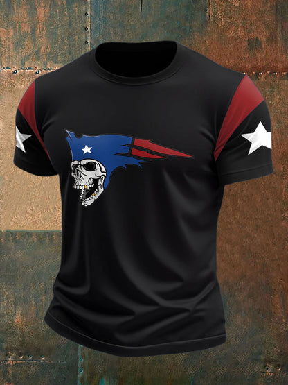 Men's Football Fans Lovers Gameday Printed T-shirt