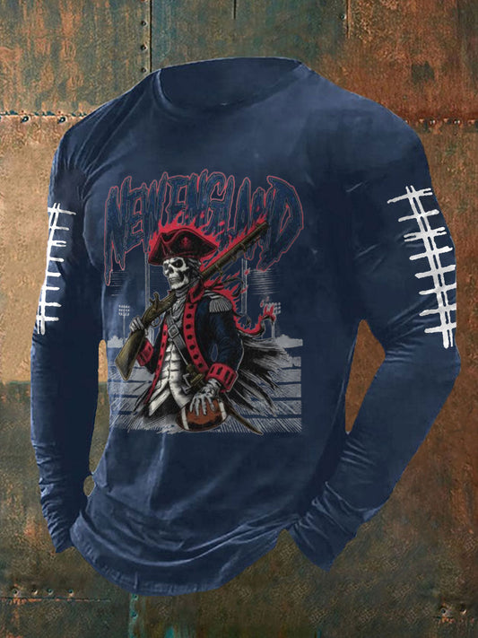 Men's Football Fans Lovers Gameday Printed T-shirt