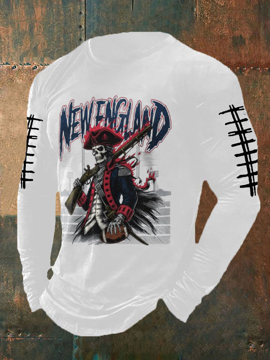 Men's Football Fans Lovers Gameday Printed T-shirt