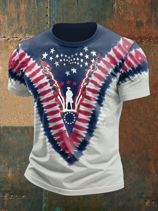 Men's Football Fans Lovers Gameday Printed T-shirt