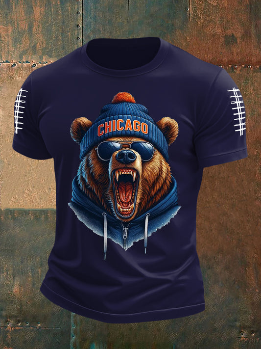 Men's  Football Fans Lovers Gameday Casual Tee