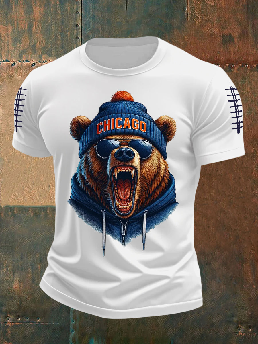 Men's  Football Fans Lovers Gameday Casual Tee