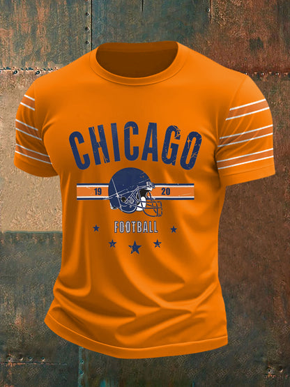 Men's Football Fans Lovers Gameday Casual Tee