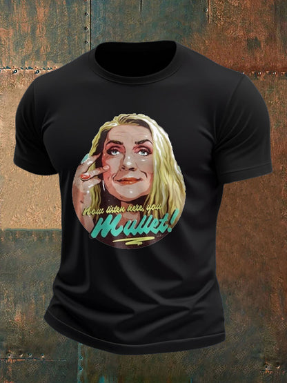Men's Now Listen Here,,You Mullet Rip Printed T-shirt
