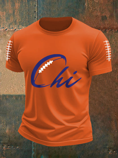 Men's Football Fans Lovers Gameday Casual Tee