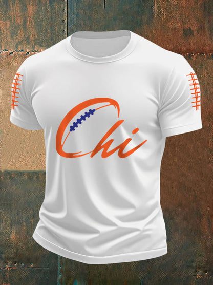 Men's Football Fans Lovers Gameday Casual Tee