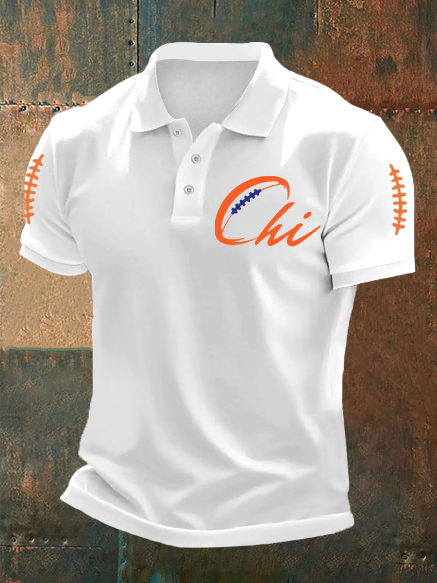 Men's Football Fans Lovers Gameday Casual Top