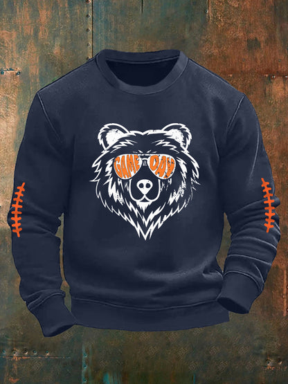Men's Football Fans Lovers Gameday Casual Sweatshirt